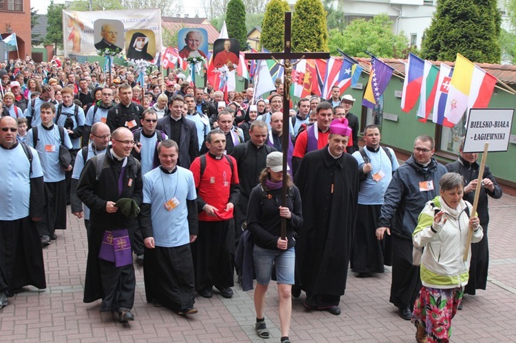 Przywitani przez biskupa Jana Zająca