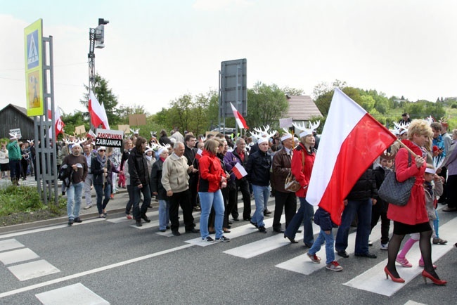 Jelenie protestują na zakopiance