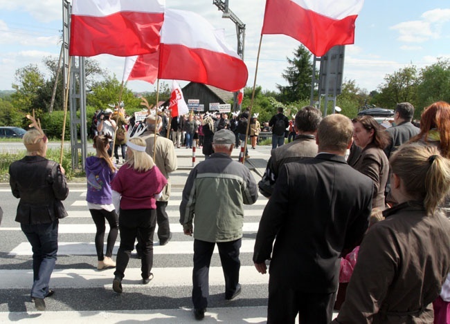 Jelenie protestują na zakopiance