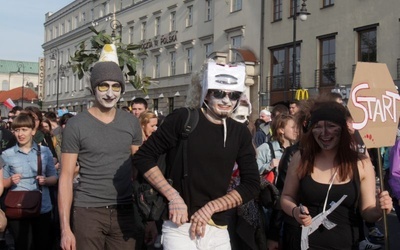 Tradycyjnie już Dni Kultury Studenckiej rozpoczął korowód ulicami miasta. 