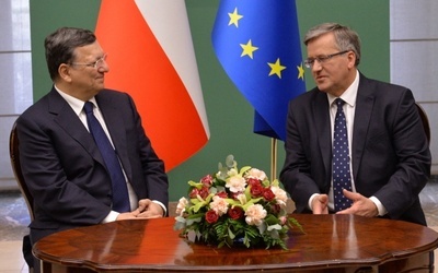 Prezydent Komorowski spotkał się z Barroso