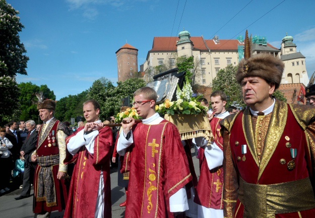 Procesja z Wawelu na Skałkę