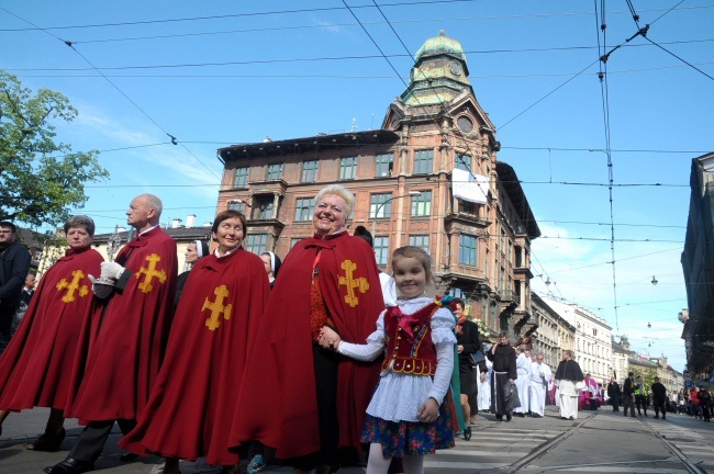 Procesja z Wawelu na Skałkę