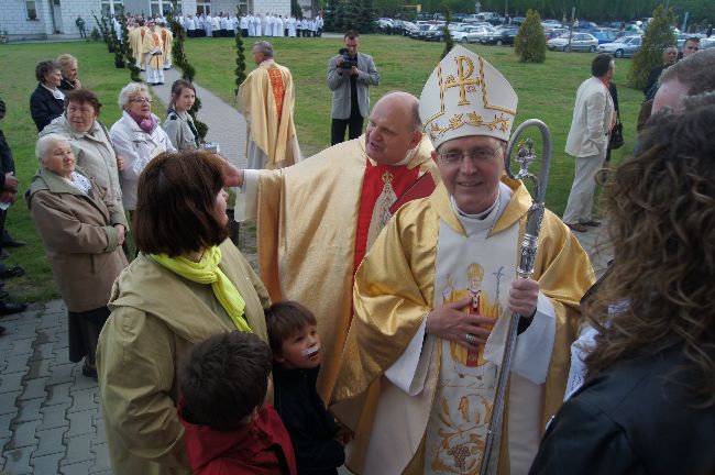 Poświęcenie kościoła św. Jana Pawła II w Ciechanowie