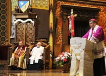 Podczas ekumenicznego nabożenstwa w sosnowieckiej katedrze homilię wygłosił bp Roman Pindel
