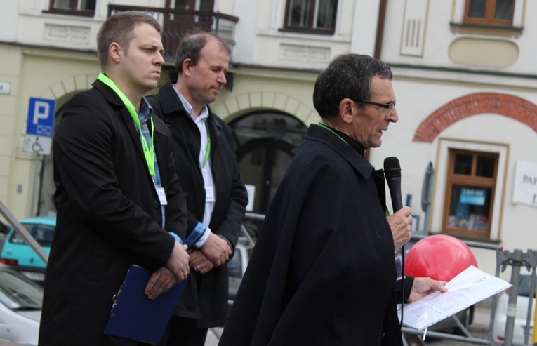 Cieszyn - ostatnie przygotowania do Marszu dla Życia i Rodziny