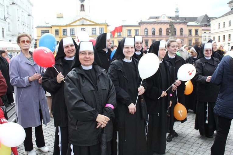 Cieszyn - ostatnie przygotowania do Marszu dla Życia i Rodziny
