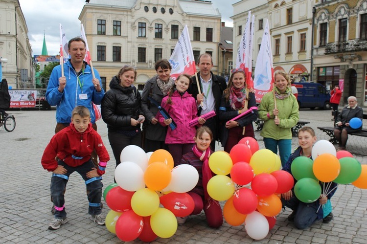 Cieszyn - ostatnie przygotowania do Marszu dla Życia i Rodziny