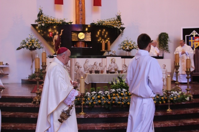 Modlitwa przed III Marszem dla Życia i Rodziny w Oświęcimiu