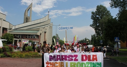 Marsz dla Życia i Rodziny w Oświęcimiu - cz. 1