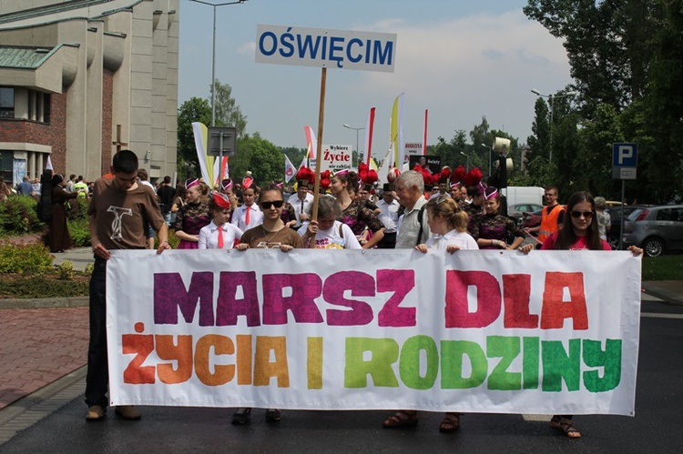 Marsz dla Życia i Rodziny w Oświęcimiu - cz. 1