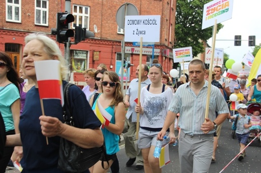 Przez Oświęcim szli dla życia i rodziny - cz. 2.