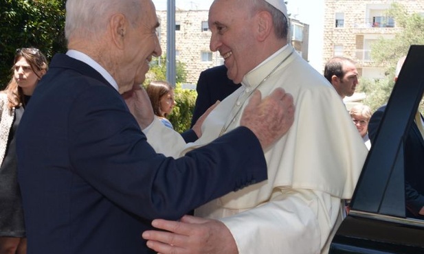Papież Franciszek i prezydent Izraela, Szymon Peres