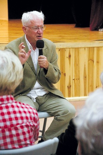 Krzysztof Wyszkowski przyjechał do Chocianowa na zaproszenie osób, które należały do struktur pierwszej „Solidarności”