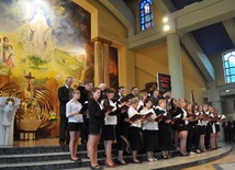 Występ chóru parafialnego z Ligowa