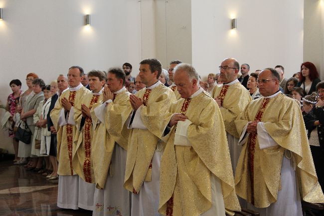 Poświęcenie górnego kościoła MB Szkaplerznej w Tarnowie