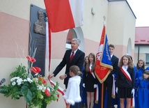 Odsłonięcie tablicy patrona szkoły