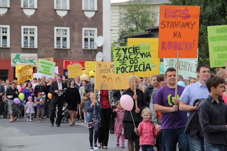 Marsz dla Życia i Rodziny w Wodzisławiu Śląskim