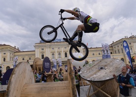 Trial rowerowy w Krakowie