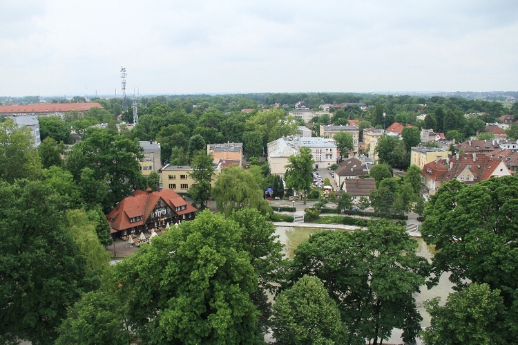 Wieża Piastowska i panorama Opola