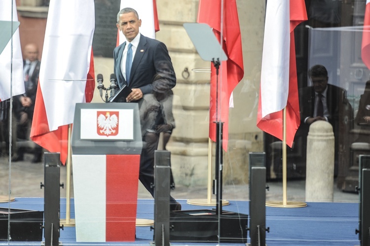 Barack Obama na pl. Zamkowym