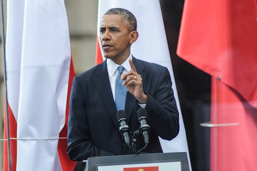 Barack Obama na pl. Zamkowym