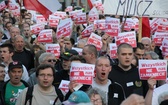 Manifestacja solidarności ze skazanymi za przerwanie wykładu prof. Zygmunta Baumana