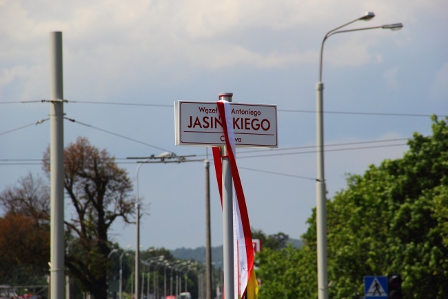 Węzeł drogowy nazwany imieniem Antoniego Jasińskiego