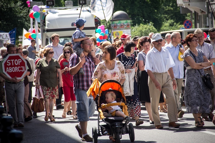 Marsz dla życia i rodziny w Olsztynie 2014