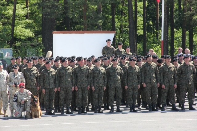 Powitanie żołnierzy wracających z Afganistanu