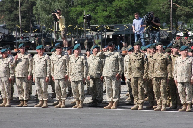 Powitanie żołnierzy wracających z Afganistanu
