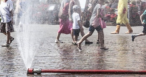 Przeżyć upał w Warszawie