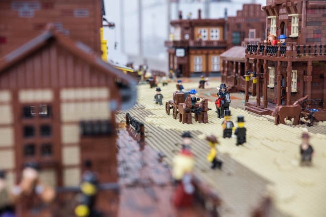 Wystawa konstrukcji z klocków Lego