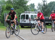 Ks. Zygmunt Mizia na czele pielgrzymki rowerzystów na Jasną Górę