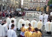 Modlitwa zakończyła się  na Placu Ratuszowym