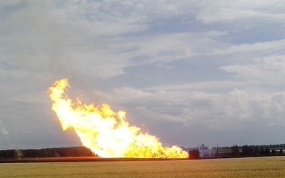 Wybuch gazociągu Rosja - Ukraina - UE