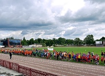 Rozgrywki sportowe odbywały sie na stadionie miejskim w Płońsku