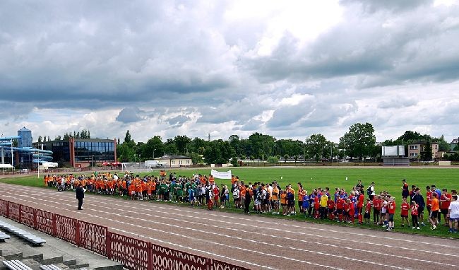 Rozgrywki sportowe odbywały sie na stadionie miejskim w Płońsku