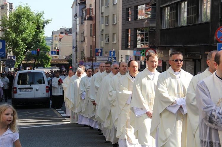 Uroczystość Bożego Ciała w Katowicach