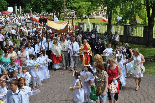 Boże Ciało w Opinogórze