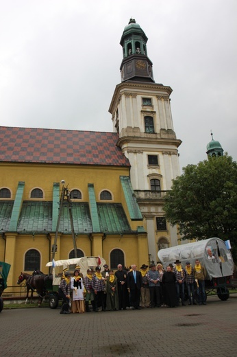 Początek konnej pielgrzymki