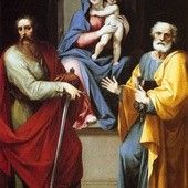 Giuseppe Cesari „Madonna z Dzieciątkiem, św. Piotrem i św. Pawłem”, 