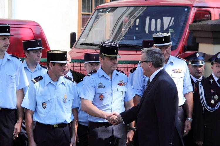 Prezydent Komorowski w Łowiczu