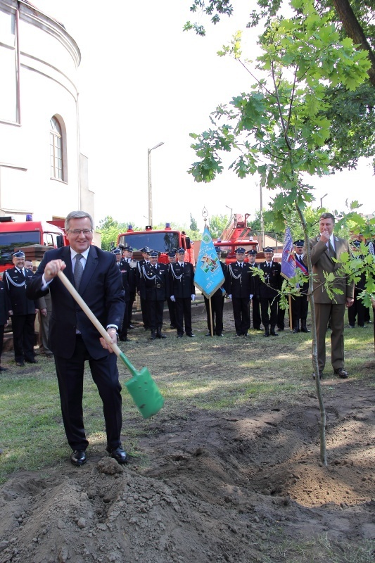 Prezydent Komorowski w Łowiczu