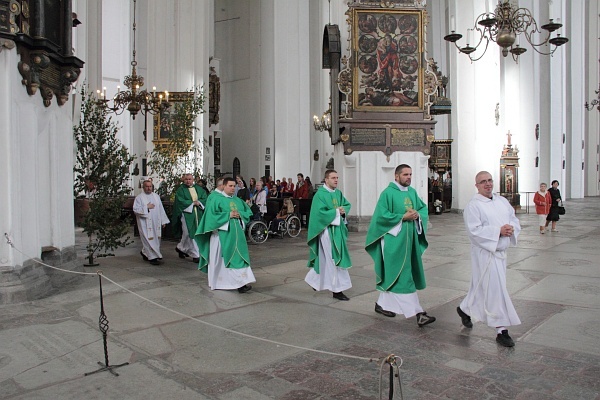 Rozpoczęcie pielgrzymki do Mątowów Wielkich