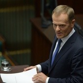 Donald Tusk wniósł o wotum zaufania