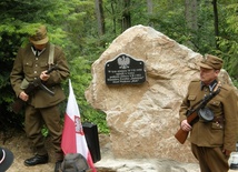 Skała pamięci o żołnierzach wyklętych