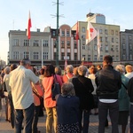 Protest pod Teatrem Śląskim