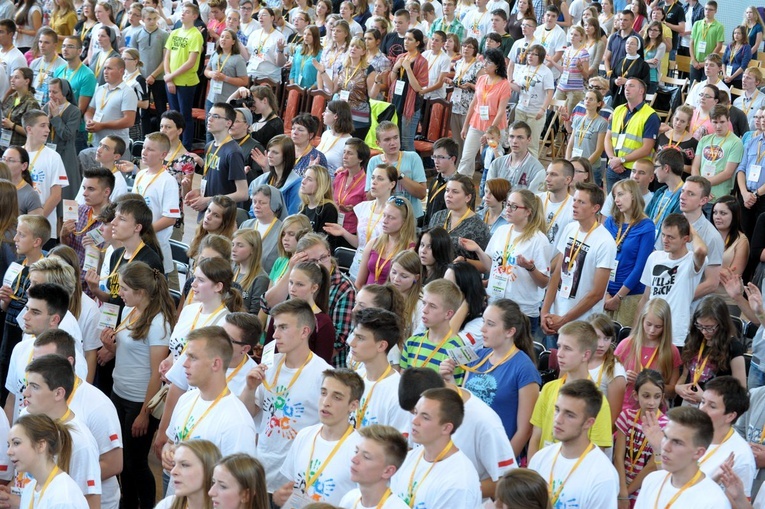 Młodzież - początek Mszy