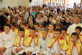 Nabożeństwo na pożeganie obrazu w Kątach